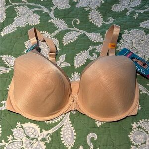 Vanity Fair Women's Illumination Front Close Tan Convertible Bra NWT